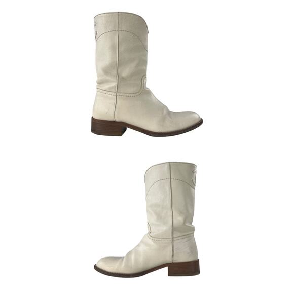 Chanel CC Leather Short Cowboy Boots - Picture 3 of 7